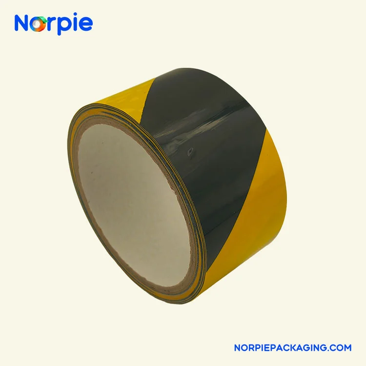 Črno-rumen opozorilni trak