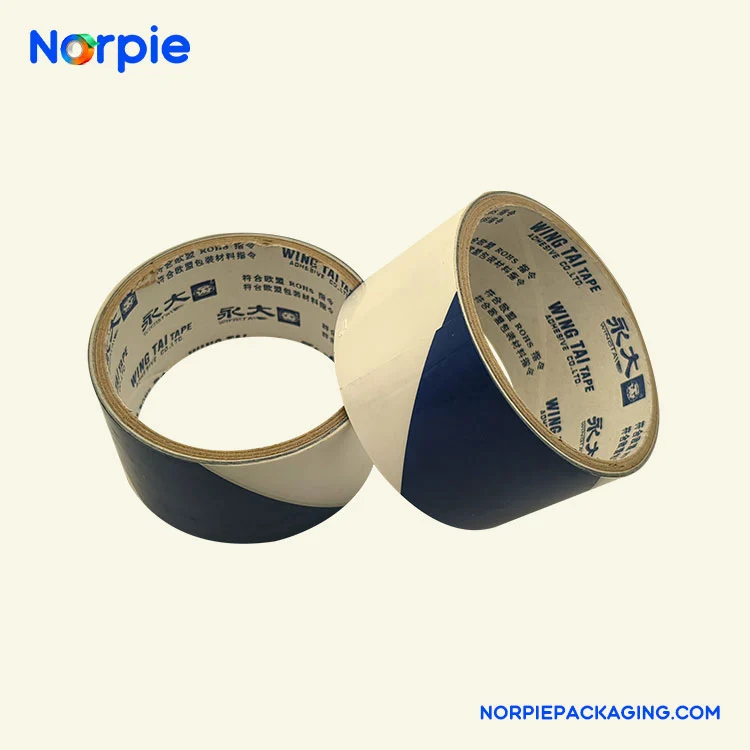 Modro-bel opozorilni trak